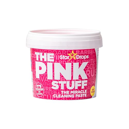 Stardrops The Pink Stuff Cleaning Paste 500g, Multi Purpose Cleaner for Kitchen, Bathroom, Tiles, Glass, Shower, Oven, Sink, Stainless Steel, Removes Grease, Grime & Stains