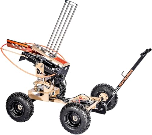 Do All Outdoors Wheelhouse Automatic Clay Pigeon Thrower - Skeet Thrower Machine with Wobbler Kit and Wireless Remote Launch Controller