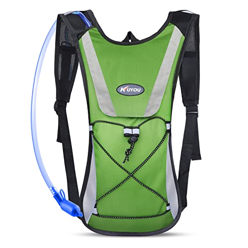 KUYOU Hydration Backpack Hydration Pack with 2L Water Bladder, Lightweight Insulation Water Backpack for Running, Cycling,Hiking,Climbing