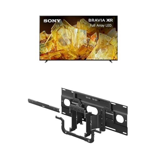 Sony 65 Inch 4K Ultra HD TV X90L Series: BRAVIA XR Full Array LED Smart Google TV Ultra-Slim TV Wall Mount Bracket for Select BRAVIA TV's (SU-WL905)