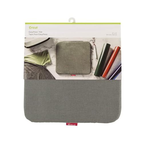 Cricut EasyPress Mat, Protective Heat-Resistant Mat for Heat Press Machines and HTV and Iron On Projects, [12" x 12"] (2004475)
