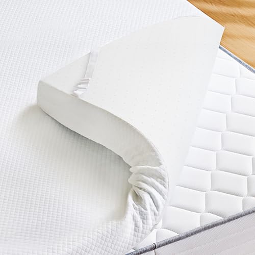Sweetcrispy Mattress Topper King with Removable Soft Cover, Memory Foam 2 Inch Thick Gel Infused Cooling Toppers Pad for King Size Bed, Sleeper Sofa, RV, Camper, CertiPUR US Certified