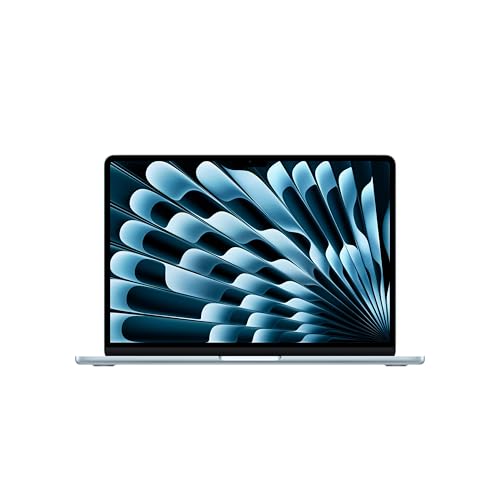 Apple 2026 MacBook Air 13-inch Laptop with M5 chip: Built for AI, 13.6-inch Liquid Retina Display, 24GB Unified Memory, 1TB SSD, 12MP Center Stage Camera, Touch ID, Wi-Fi 7; Sky Blue