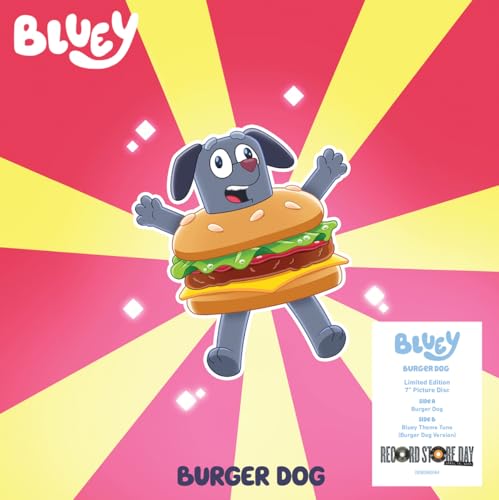 Burger Dog / Bluey Theme Tune (Burger Dog Version) - Limited Picture Disc 7-Inch Vinyl