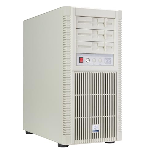 Silverstone Technology FLP02W Retro-Inspired Tower Chassis with high-Performance Cooling and Expansion Support, SST-FLP02W