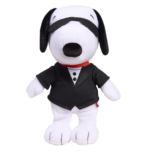 Peanuts Bean Plush Snoopy Secret Agent, Easter Basket Fillers, Gifts, Presents, Kids Toys for Ages 3 Up by Just Play, Kids Toys for Ages 3 Up by Just Play
