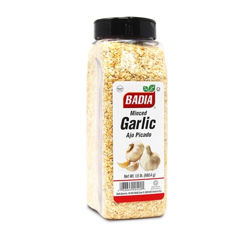 Badia Minced Garlic, 1.5 lb - Garlic for Cooking & Seasoning