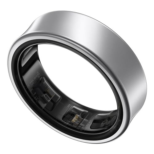 SAMSUNG Galaxy Ring, AI Smart Ring, Size First w/Sizing Kit, No App Subscription, Fitness Monitor, Sleep Tracker, Up to 7-Day Battery, Size 5, Titanium Silver [US Version, 1Yr Manufacturer Warranty]