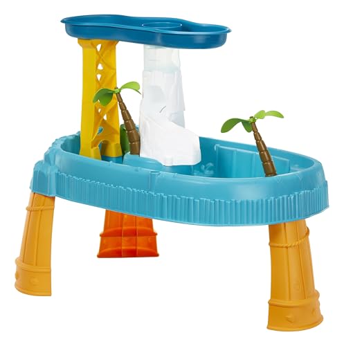 Little Tikes Waterfall Island Water Table (Amazon Exclusive) Activity Playset with Accessories, Outdoor, for Boys and Girls Ages 2-5 Years