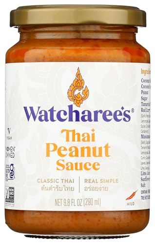 WATCHAREE Thai Peanut Sauce, 9.8 FZ