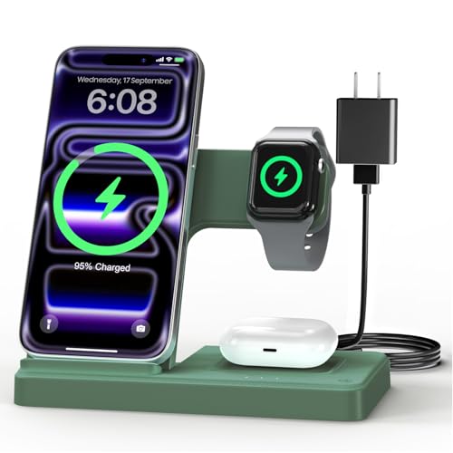 GETPALS Wireless Charger iPhone Charging Station for Apple Multiple Devices