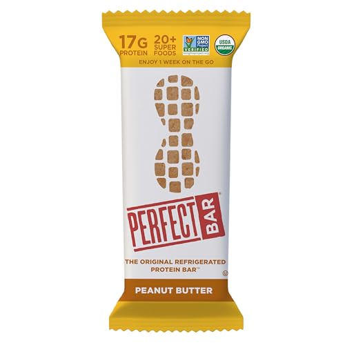 Perfect Bar Gluten-Free Peanut Butter Refrigerated Protein Bar, Organic, 2.5 oz