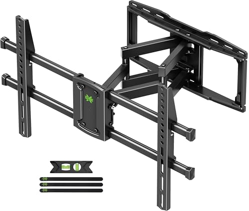 USX MOUNT Full Motion TV Wall Mount for 42-97 Inch TVs up to 150lbs, Swivel and Tilt Wall Mount TV Barcket with Extension, Max VESA 600x400mm & 16" Wood Studs，Fit Most 75 85 86 90 95 inch TVs