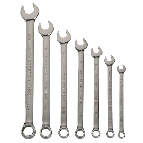 CRAFTSMAN OVERDRIVE 7-Piece Standard (SAE) Wrench Set (CMMT87707)