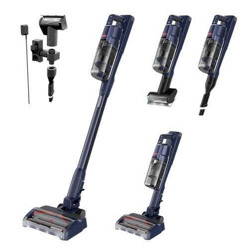 Bissell PowerClean DualBrush 280W Self-Standing Cordless Vacuum, DualBrush & AutoAdapt Tech, Self-Cleaning Brush Roll, Strong Suction, Removeable Battery, Upholstery Tool & Bright Headlights, 4196K