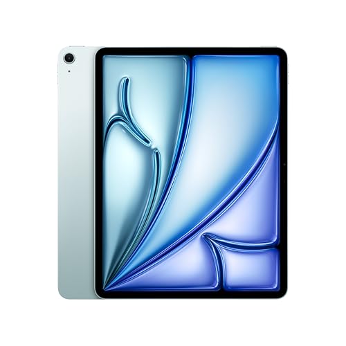 Apple iPad Air 13-inch (M4): Liquid Retina Display, 256GB, 12MP Front/Back Camera, Wi-Fi 7 with Apple N1, Touch ID, All-Day Battery Life — Blue