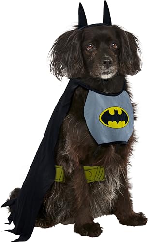 DC Comics Superheroes: Batman Pet Costume for Dogs or Cats by Rubies, XL