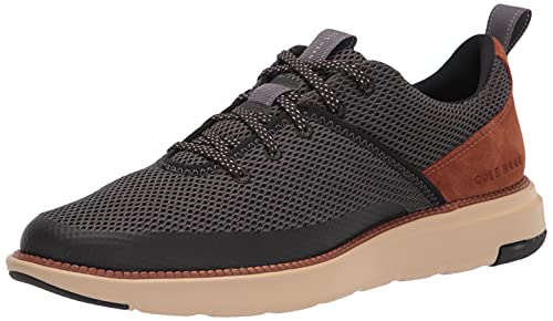 Cole Haan mens Grand Atlantic Sneaker, Black/Magenet/British Tan, 7.5 US