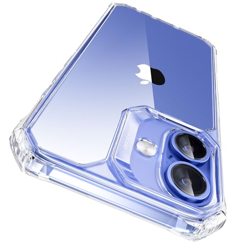 ESR for iPhone 16 Case, Military-Grade Protection with Shock-Absorbing Corners, Scratch-Resistant and Anti-Yellowing Acrylic Back, Slim Protective Phone Case, Air-Armor Series, Clear