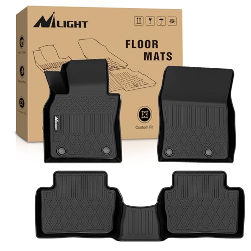 Nilight TPE Floor Mats for Mazda 3 (FWD Only) 2019 2020 2021 2022 2023 2024 2025 2026, All Weather Custom Fit Heavy Duty Floor Liners