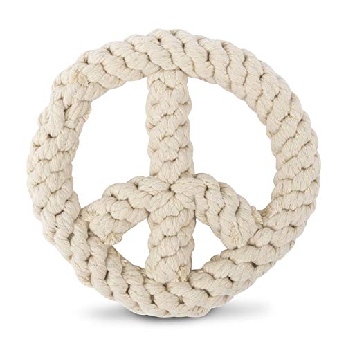 Harry Barker Rope Peace Dog Toy