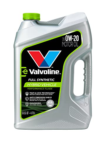 Valvoline Hybrid Vehicle 0W-20 Full Synthetic Motor Oil 5 Quart