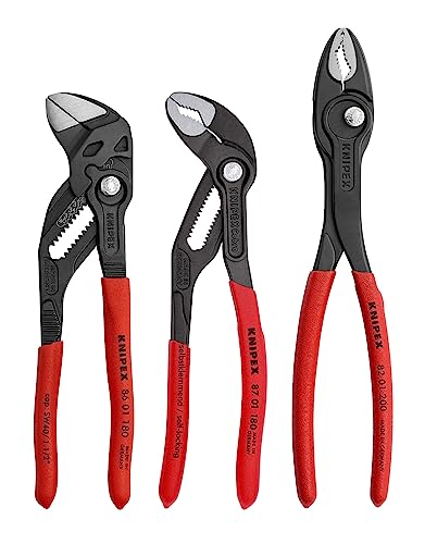 KNIPEX Tools 9K 00 80 156 US 3 Pc Top Selling Pliers Set
