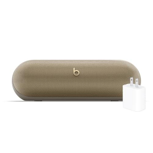 Beats Pill - Wireless Bluetooth Speaker with 20W Power Adapter - Champagne Gold