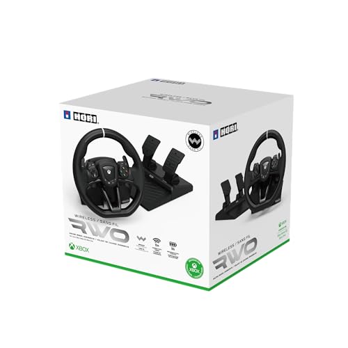HORI Wireless Racing Wheel Overdrive for Xbox Series X|S, Xbox One - Officially Licensed by Microsoft