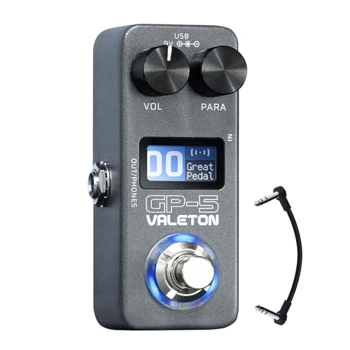 Valeton GP-5 Super Compact Multi-Effects Processor & NAM/IR Loader Pedal(Incl 1PCS Additional TRS Cable By VOLKTONE)