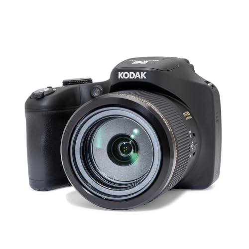 KODAK PIXPRO AZ653 Astro Zoom 20MP Camera, 65x Optical Zoom, OIS, Black