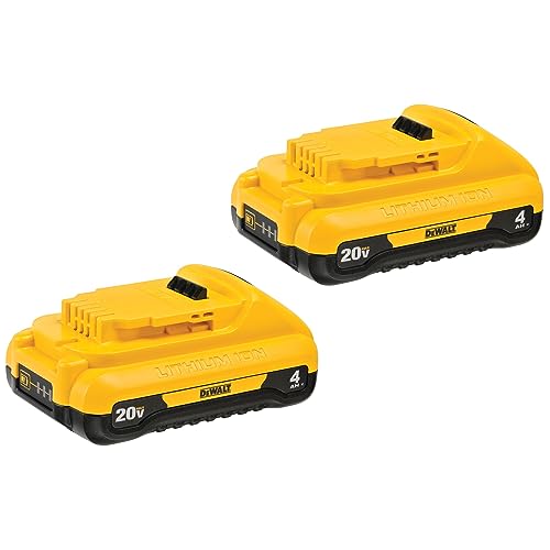 DEWALT 20V MAX 4 Ah Lithium Ion Battery 2-Pack (DCB240-2)