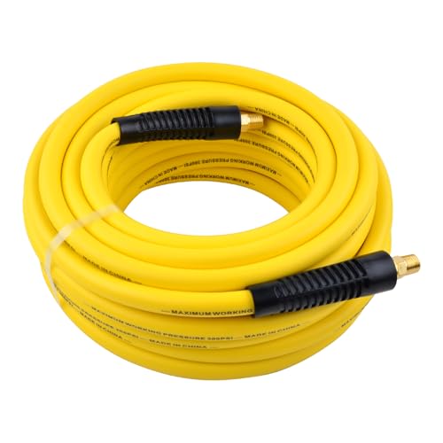 CRAFTSMAN 3/8-in x 50-ft Poly Hybrid Air Hose, 300 PSI, Lightweight Kink-Resistant w/Bend Restrictors