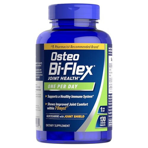 Osteo Bi-Flex One Per Day Vitamin D Supplement, Improve Joint Function, Support Bone and Immune Health, 130 Coated Tablets