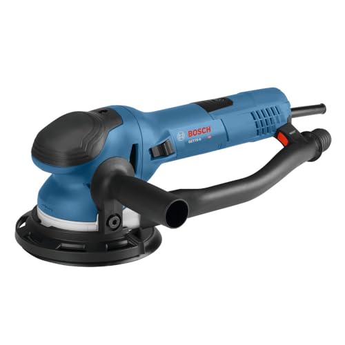 BOSCH Orbital Sander, GET75-6N Electric Orbital Sander, Polisher - 7.5 Amp, Corded, 6 Inch Disc Size - Dual-Mode: Random Orbit & Turbo for Floor Sanding