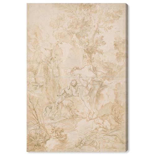 Art Remedy Echo and Narcissus Canvas Vintage Landscape Art, Gallery Wrapped, 24" x 36"