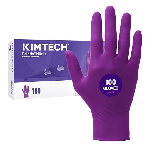 Kimtech™ Polaris™ Nitrile Exam Gloves (62773), 5.9 Mil, Ambidextrous, 9.5”, L, 100 Nitrile Gloves/Box