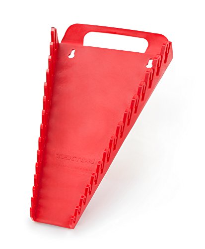 TEKTON 15-Tool Combination Wrench Holder (Red) | 79372 | Made in USA