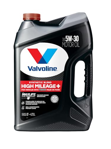 Valvoline High Mileage 150K with Maxlife Plus Technology 5W-30 Motor Oil 5 Quart