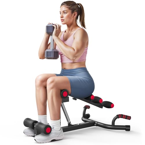 MERACH Deep Squat Machine for Women, Adjustable Glutes Trainer Machine, Core & Leg Exercise, Push Up Board Workout Equipment at Home Gym(Black)