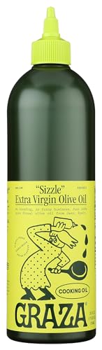 Graza Sizzle Extra Virgin Olive Oil, No Hydrogenated Fats, 750 ML (Pack of 6)