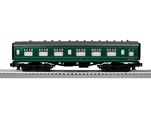 Lionel Harry Potter Hogwarts Slytherin Coach Car, O Gauge Model Train Add-On Passenger Car with Interior Lighting, Operating Couplers, Ages 14+