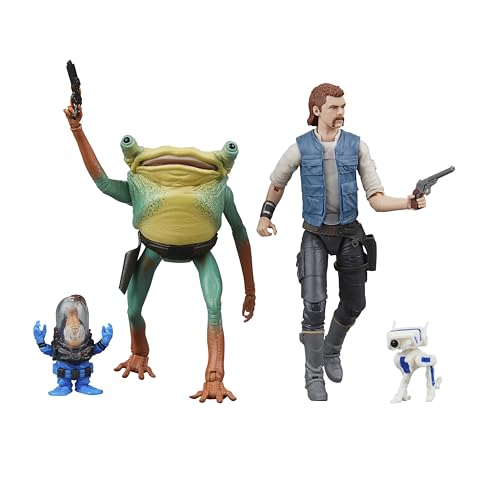 STAR WARS The Black Series Cal Kestis, BD-1, Turgle & Skoova Stev, Jedi: Survivor Gaming Greats Collectible 6 Inch Action Figure Multipack (Amazon Exclusive)