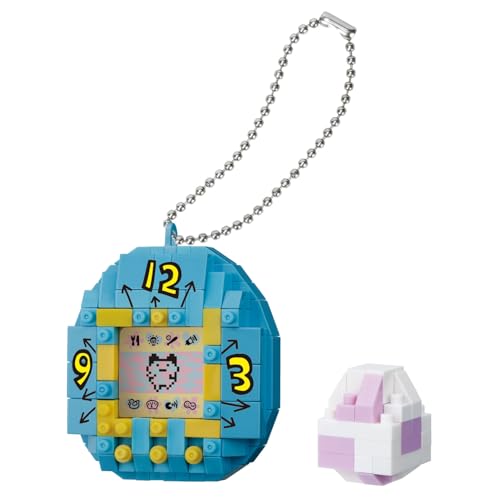 nanoblock - Tamagotchi - First Generation Tamagotchi (Blue) Character Collection Series Building Kit