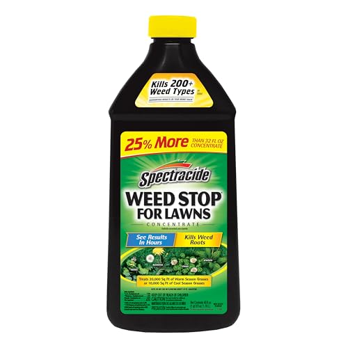 Spectracide Weed Stop For Lawns Concentrate, Kills Weed Roots, Not The Lawn, 40 fl Ounce