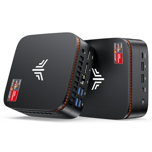 KAMRUI Mini Gaming PC, Hyper H1 win-11 Pro AMD Ryzen 7 7735HS (Beat 7730U/6800U, Up to 4.75GHz) Mini PC, 24GB LPDDR5 5500MT/s 512GB SSD Micro Pc, Mini Computer Triple 4K Display/2.5G LAN/WiFi6/BT5.2 ﻿