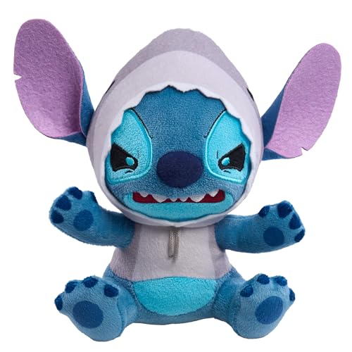 Disney Stitch Goes Wild Small Plush - Stitch Shark, Soft Collectible Plush Stuffed Animal Toy with Wild Details, Cute & Fluffy, for Kids, Fans & Collectors by Just Play