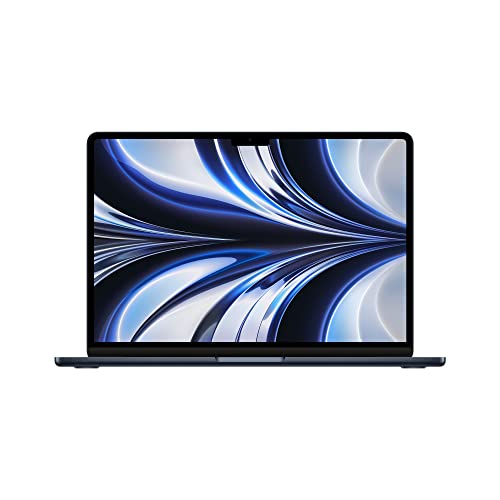 Apple 2022 MacBook Air with Apple M2 Chip 13-inch, 16GB RAM, 512GB SSD Storage Midnight (Renewed)