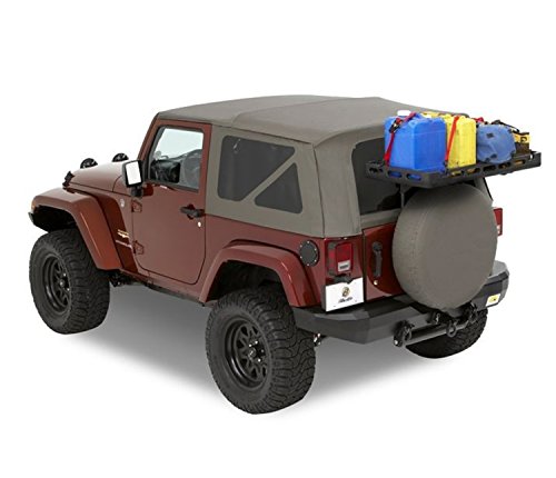 Bestop HighRock 4x4 Tailgate Rack Bracket Kit - Jeep '07-18 Wrangler JK; for HighRock Tray 41444