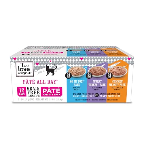I AND LOVE AND YOU, Cat Food Variety, 3 Ounce, 12 Pack